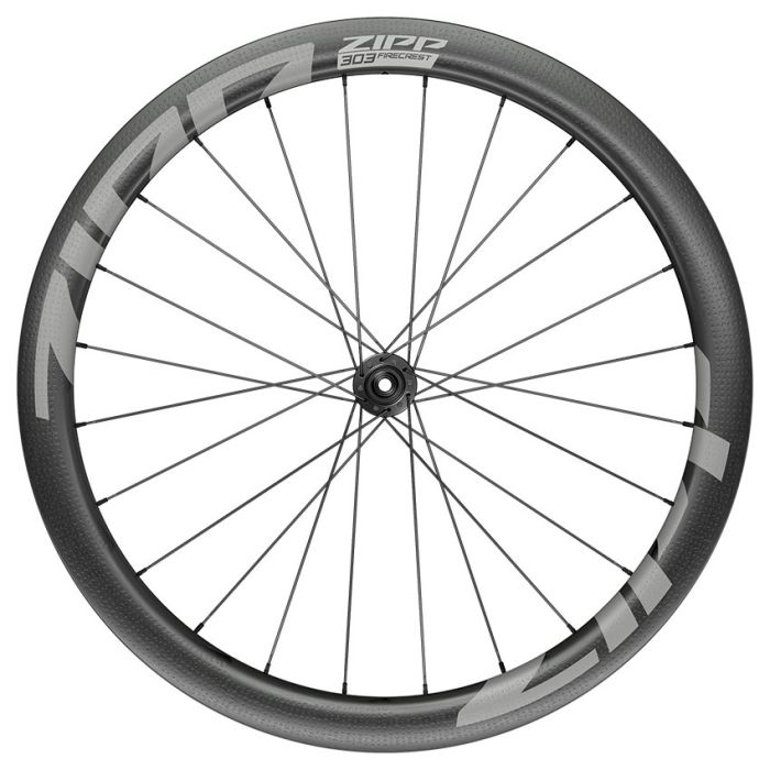 Колесо ZIPP 303 Firecrest Carbon Tubular Disc Brake Center Locking 700c Front 24Spokes 12x100mm Standard Graphic A1