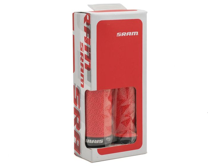 Грипсы LOCKING GRIPS DH SRAM SILICONE RED