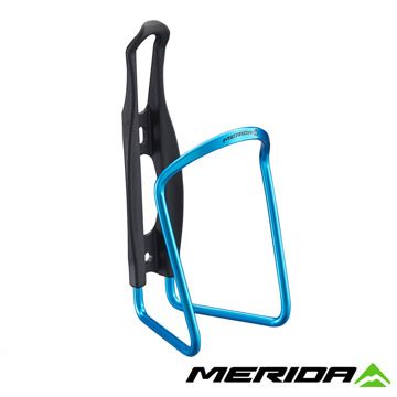 Фляга Merida BOTTLE CAGE/ALLOY BLUE, W/2 STEEL BOLTS