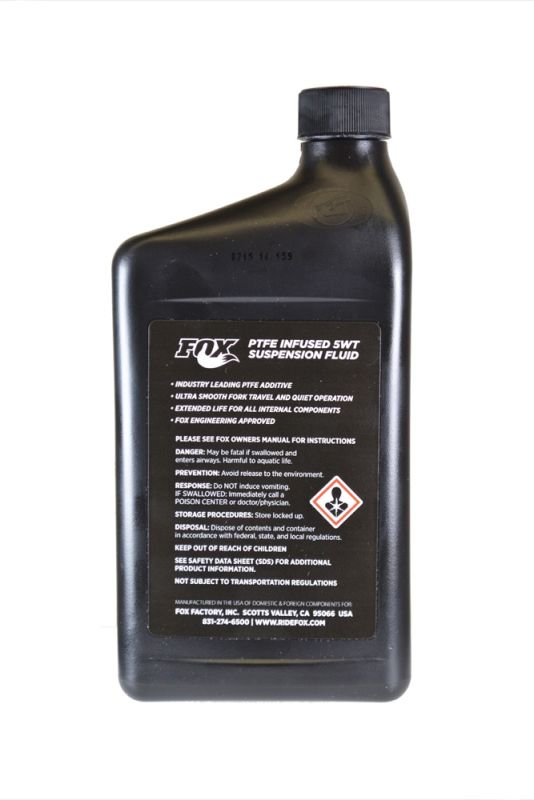 Мастило FOX Suspension Fluid 5 wt Teflon Infused 946ml