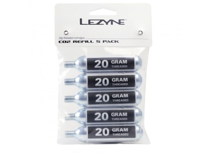 Балон Lezyne СО2 20G BOX 30 штук Сріблястий Y13