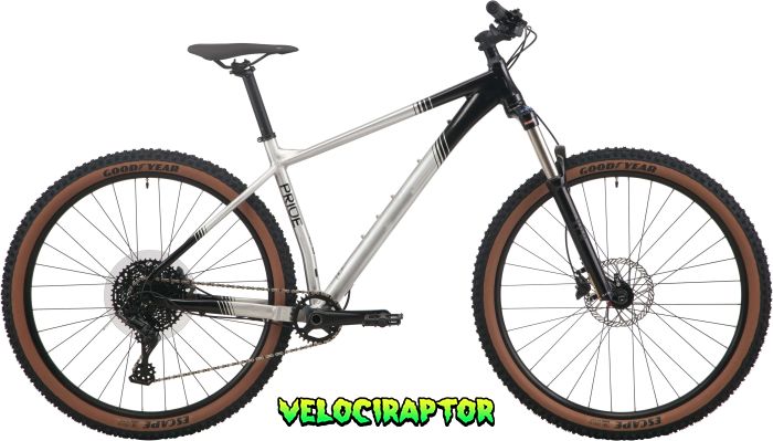 Велосипед 29" PRIDE Revenge 9.1 Сіро-Чорний