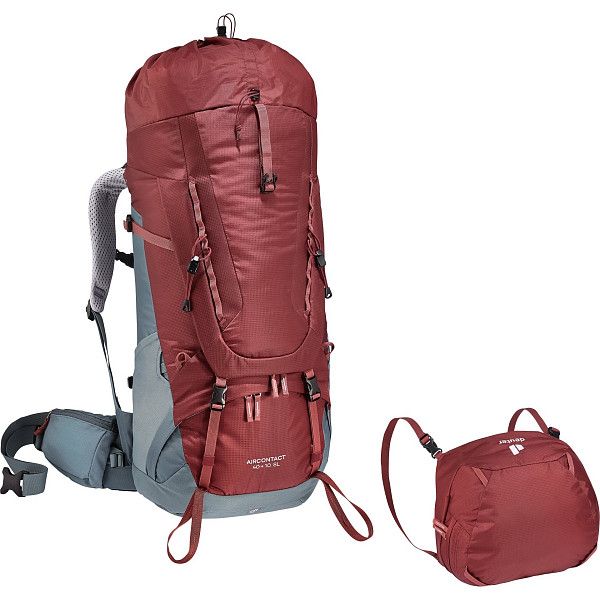 Рюкзак Deuter Aircontact 40 + 10 SL колір 5214 redwood-teal