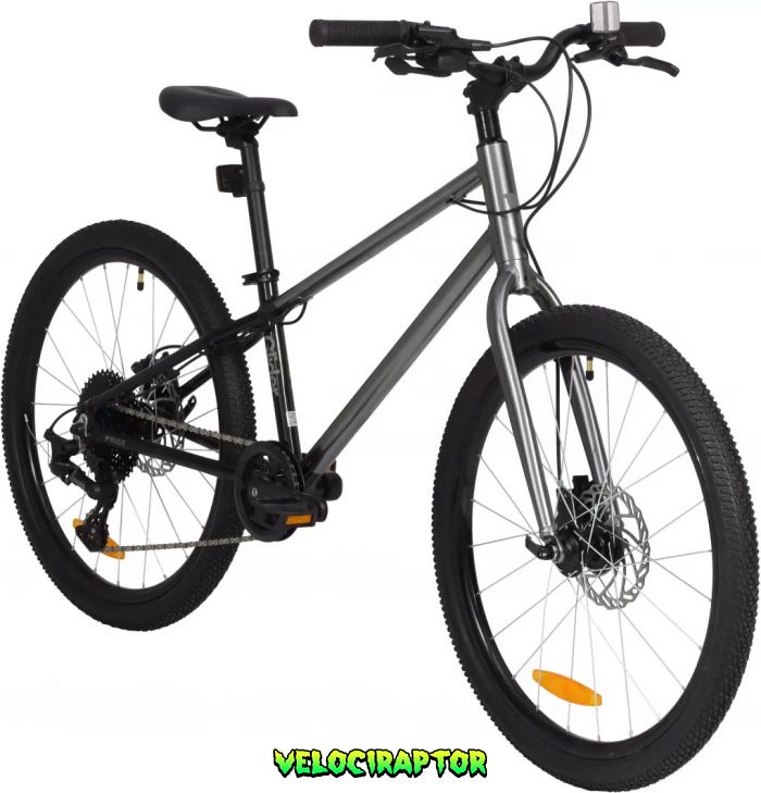 Велосипед 24" PRIDE Glider 4.2 2025 Чорний Сірий