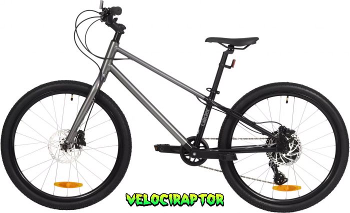 Велосипед 24" PRIDE Glider 4.2 2025 Чорний Сірий