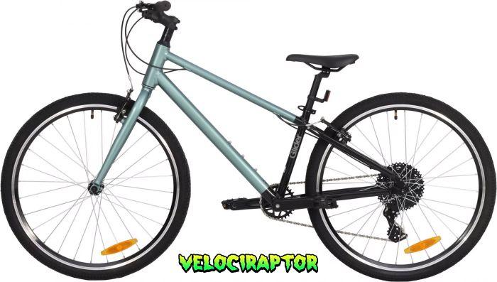 Велосипед 26" PRIDE Glider 6.1 2025 Чорний Блакитний