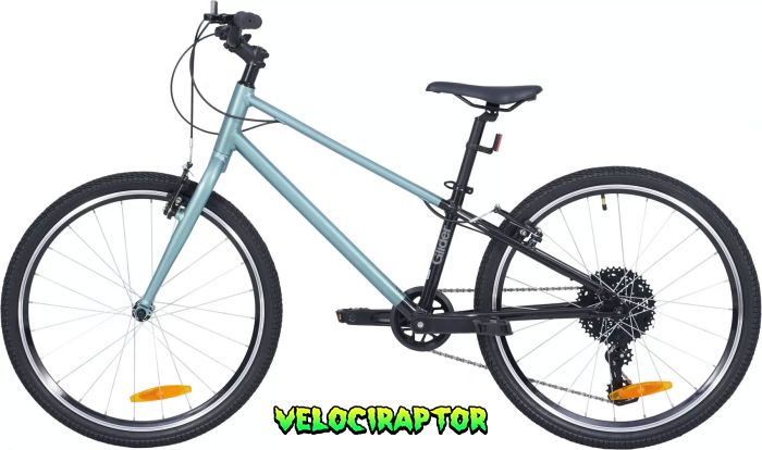 Велосипед 24" PRIDE Glider 4.1 2025 Чорний Блакитний