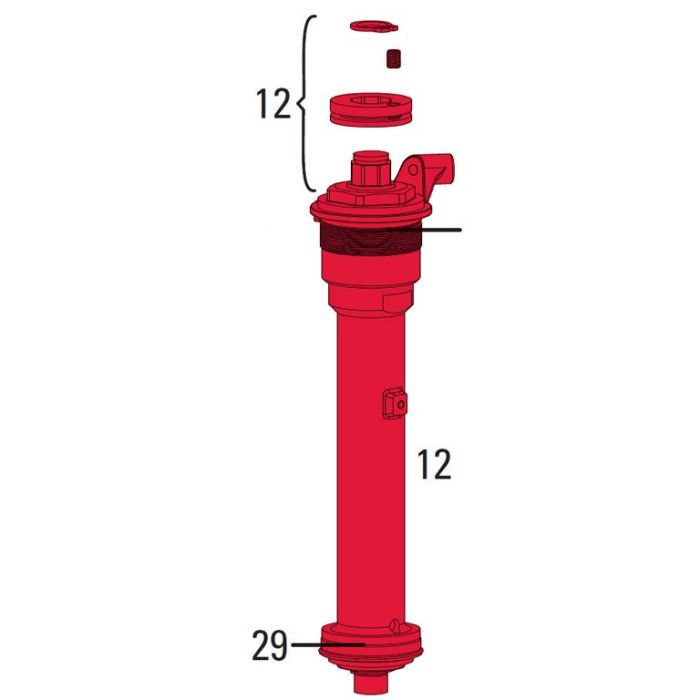 Демпфер компресії RockShox 2010 TORA SL COMP DAMPER TURNKEY RMT ADJ