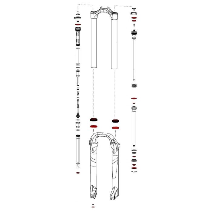 Сервісний набір RockShox FORK BASIC LYRIK RCT3 2P A1