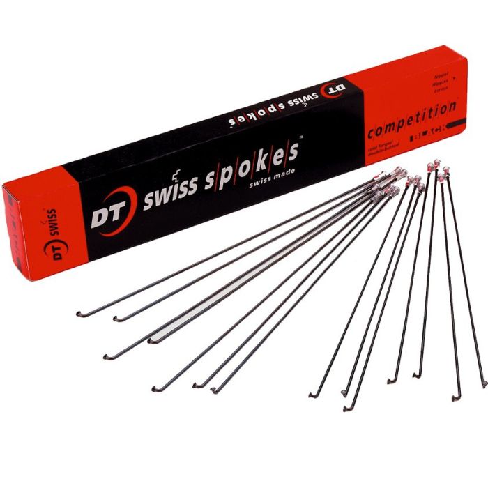 Шприхи DT Swiss Competition Race Standard 2.0/1.6/2.0 mm x 278mm Black (Чорний) 100шт