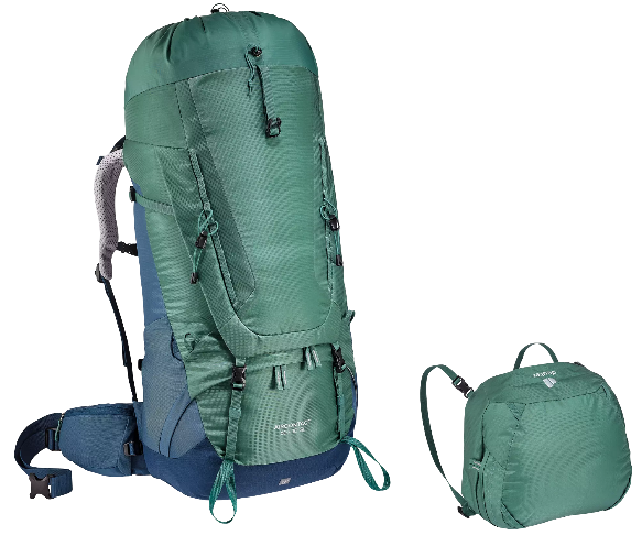 Рюкзак Deuter Aircontact 60 + 10 SL колір 2337 seagreen-marine