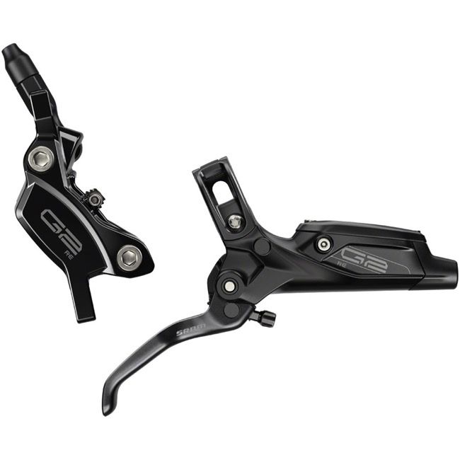 Гальма дискові G2 RE (Reach,E-MTB) Guide Aluminum Lever Code 4Piston Caliper Gloss Black Front 950mm Hose (Rotor/Bracket sold separately)A2