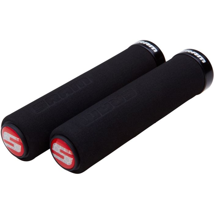 Гріпси SRAM Locking Grips Foam 129mm Black with Single Black Clamp and End Plugs