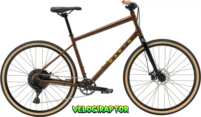 Велосипед міський 28" MARIN Kentfield 2 Gloss Brown Black Yellow