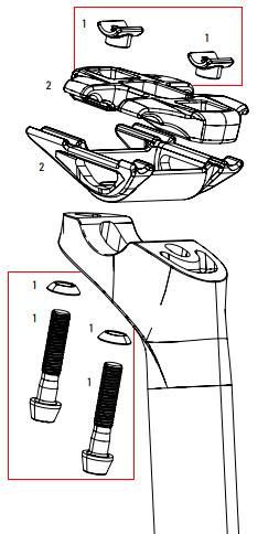 Сервисные запчасти SP SCSL B1 BOLT KIT TI