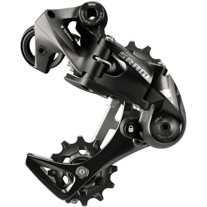 Задній Перемикач SRAM X01DH 7шв Medium Cage Black