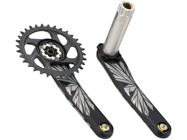 Шатуни SRAM set X01 Eagle DUB 12s 170 w Direct Mount 32T X-SYNC 2 Chainring Lunar Oxy (DUB Cups/Bearings not included) C2