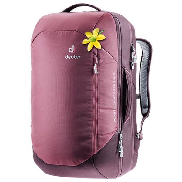 Рюкзак DEUTER Aviant Carry On Pro 36 SL колір 5543 maron-aubergine