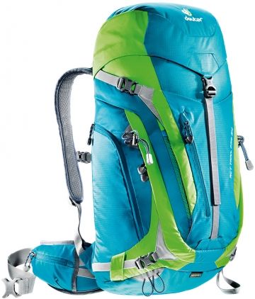 Рюкзак DEUTER ACT Trail PRO 34 колір 3214 petrol-kiwi