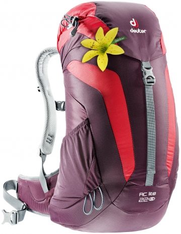 Рюкзак DEUTER AC Lite 22 SL колір 5522 aubergine-fire