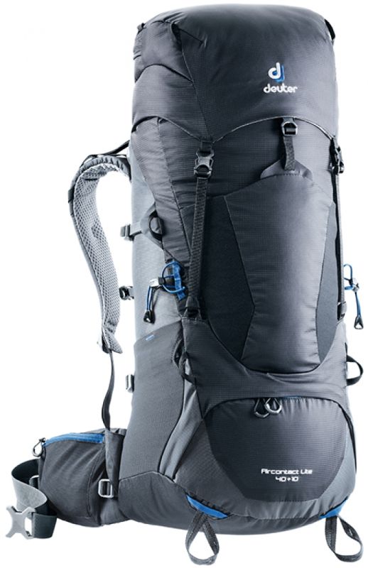 Рюкзак DEUTER Aircontact Lite 40+10 колір 7403 black-graphite