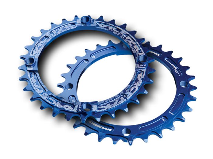 Зірка RaceFace CHAINRING,NARROW WIDE,104X32,BLU,10-12S