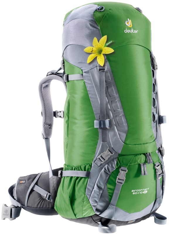 Рюкзак Deuter Aircontact 50+10 SL цвет 2404 emerald-titan