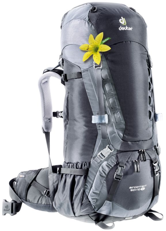 Рюкзак Deuter Aircontact 50+10 SL цвет 7490 black-titan