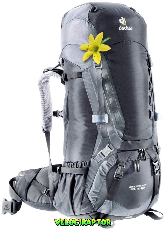Рюкзак Deuter Aircontact 50+10 SL цвет 7490 black-titan