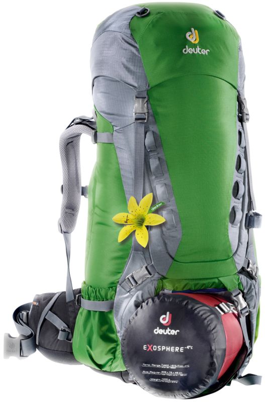 Рюкзак Deuter Aircontact 50+10 SL цвет 2404 emerald-titan