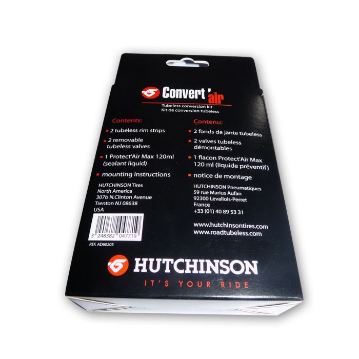 Набір для встановлення безкамерних покришок Hutchinson CONVERT'AIR/KIT CONVERS TL 29"