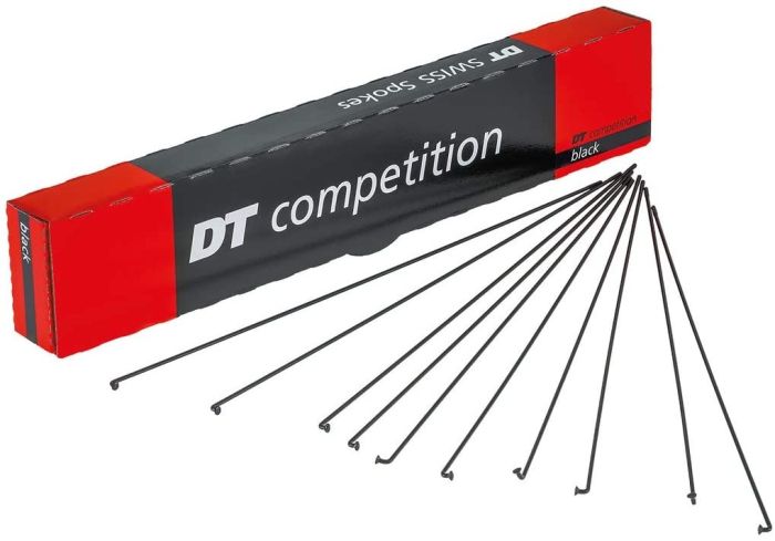 Спицы изогнутые DT competition race black 2.0 / 1.6 x 294mm х100шт