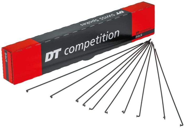 Спицы изогнутые DT Competition Standard 1.8/1.6/1.8 mm x 294mm (Чорний) х100шт