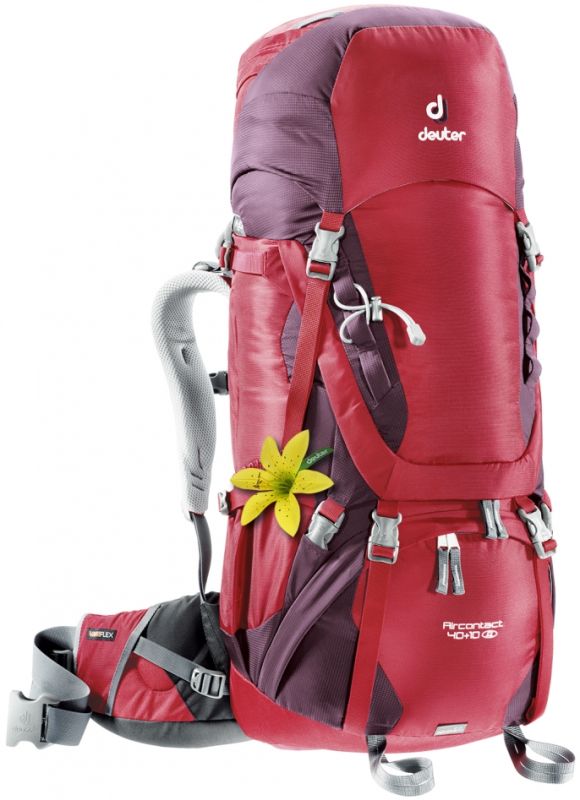 Рюкзак DEUTER Aircontact 40+10 SL колір 5005 cranberry-aubergine