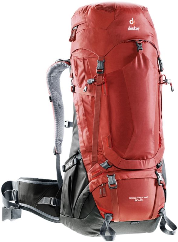 Рюкзак DEUTER Aircontact PRO 60+15 колір 5280 lava-anthracite