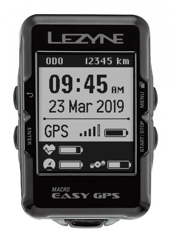 GPS компьютер Lezyne MACRO EASY GPS Чорний Y13