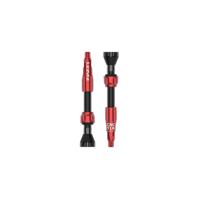 Ніпель для безкамерки Lezyne CNC TLR VALVE 44MM - RED