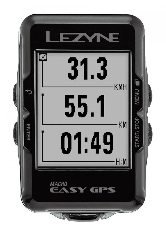 GPS компьютер Lezyne MACRO EASY GPS Чорний Y13