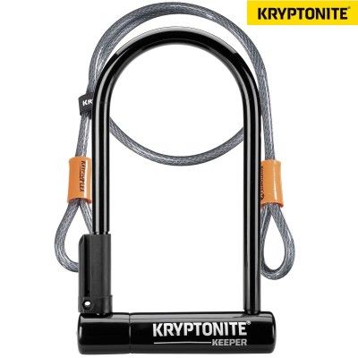 велозамок KRYPTONITE U-LOCK KEEPER 12 STD с креплением + трос