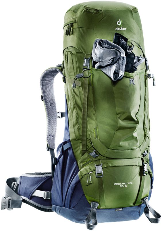 Рюкзак DEUTER Aircontact PRO 55+15 SL колір 3033 ocean-midnight