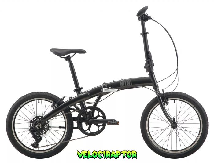 Велосипед складний 20" PRIDE Mini 8 Темно-Сірий
