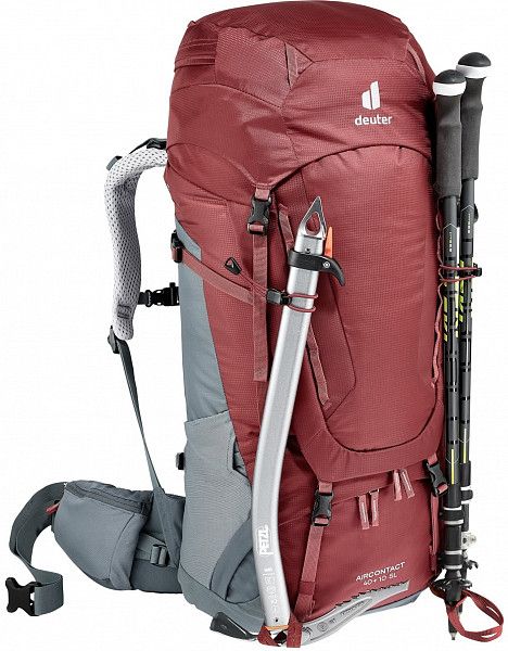 Рюкзак Deuter Aircontact 40 + 10 SL колір 5214 redwood-teal