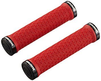 Гріпси SRAM Locking Grips Red with Double Clamps & End Plugs