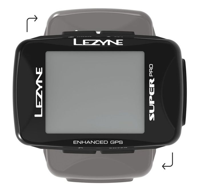 GPS компьютер Lezyne SUPER PRO GPS HRSC LOADED Чорний Y13