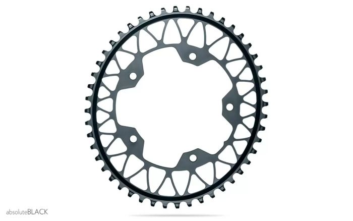 Gravel 1X Oval 110/5 зірка шатунів+ болти, 44T, Grey