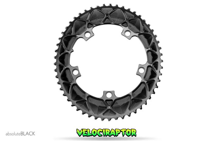 Oval 130BCD 5h 2X зірка шатунів асиметрична, 39T, Black