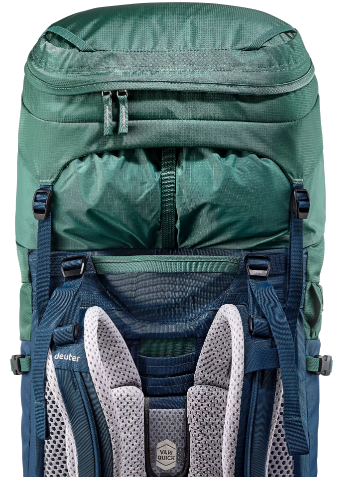 Рюкзак Deuter Aircontact 60 + 10 SL колір 2337 seagreen-marine