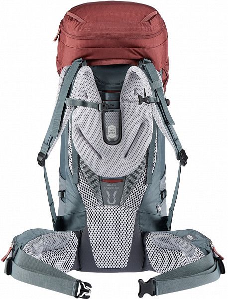 Рюкзак Deuter Aircontact 40 + 10 SL колір 5214 redwood-teal