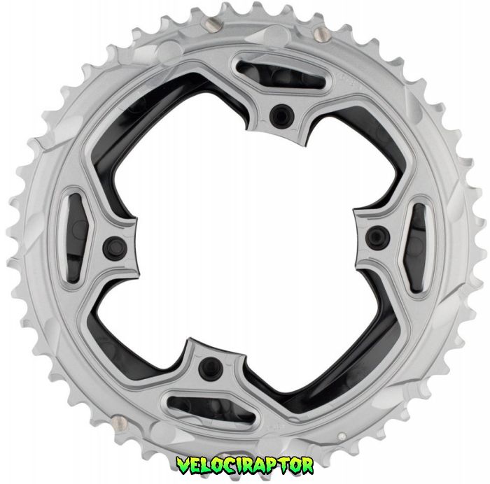 Зірка SRAM ROAD 46T 107BCD 2X12 FORCE POLAR GREY WITH COVER PLATE