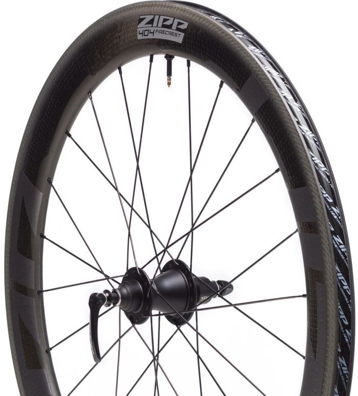 Колесо ZIPP 404 Firecrest Carbon Tubeless Rim Brake 700c Rear 24Spokes XDR Quick Release Standard Graphic A1